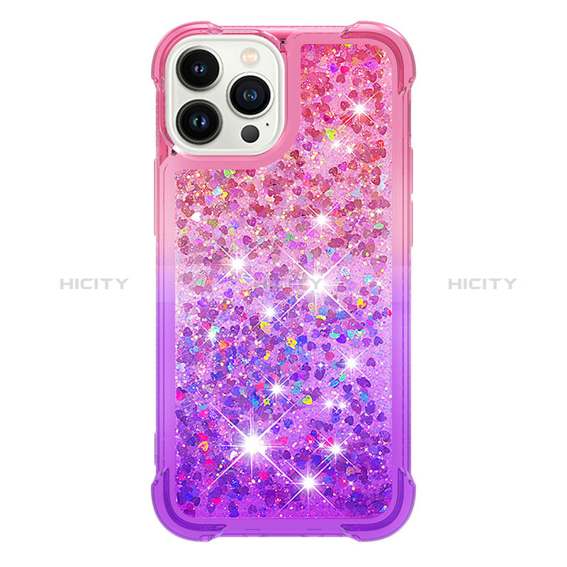 Custodia Silicone Cover Morbida Bling-Bling S02 per Apple iPhone 14 Pro