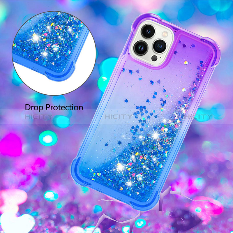 Custodia Silicone Cover Morbida Bling-Bling S02 per Apple iPhone 14 Pro