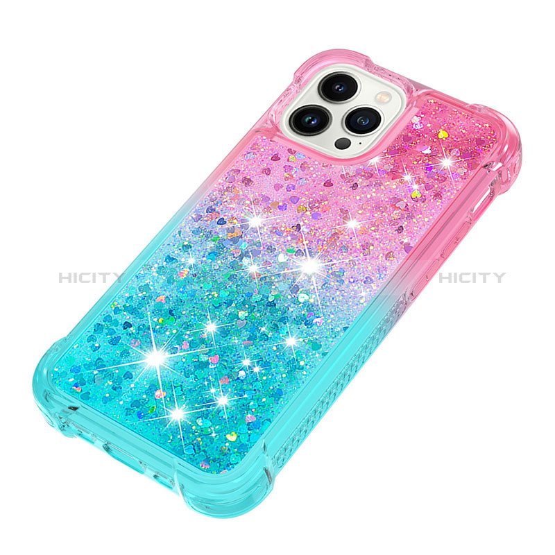 Custodia Silicone Cover Morbida Bling-Bling S02 per Apple iPhone 16 Pro