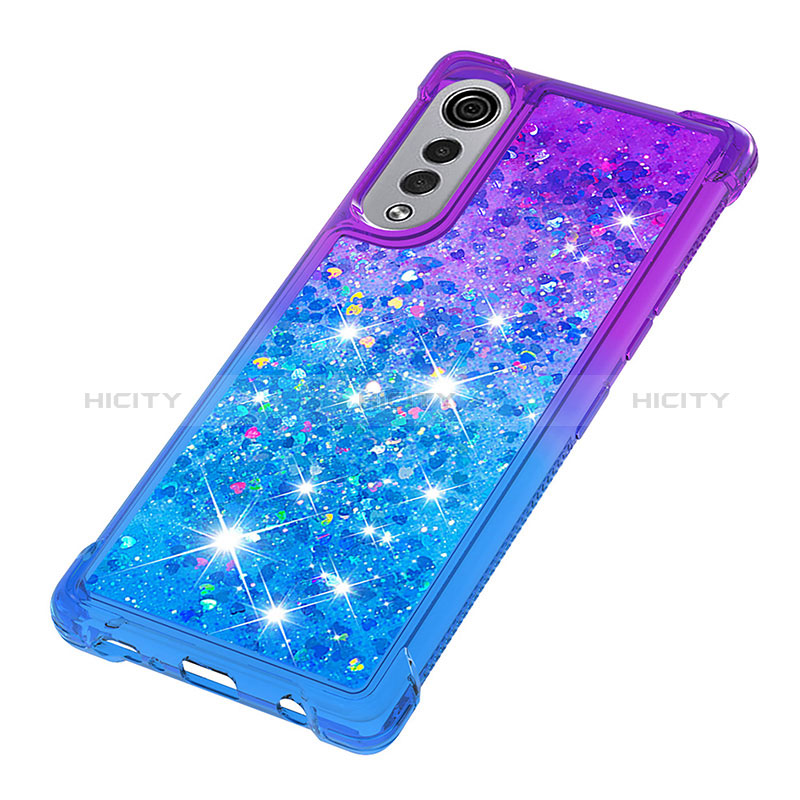 Custodia Silicone Cover Morbida Bling-Bling S02 per LG Velvet 4G