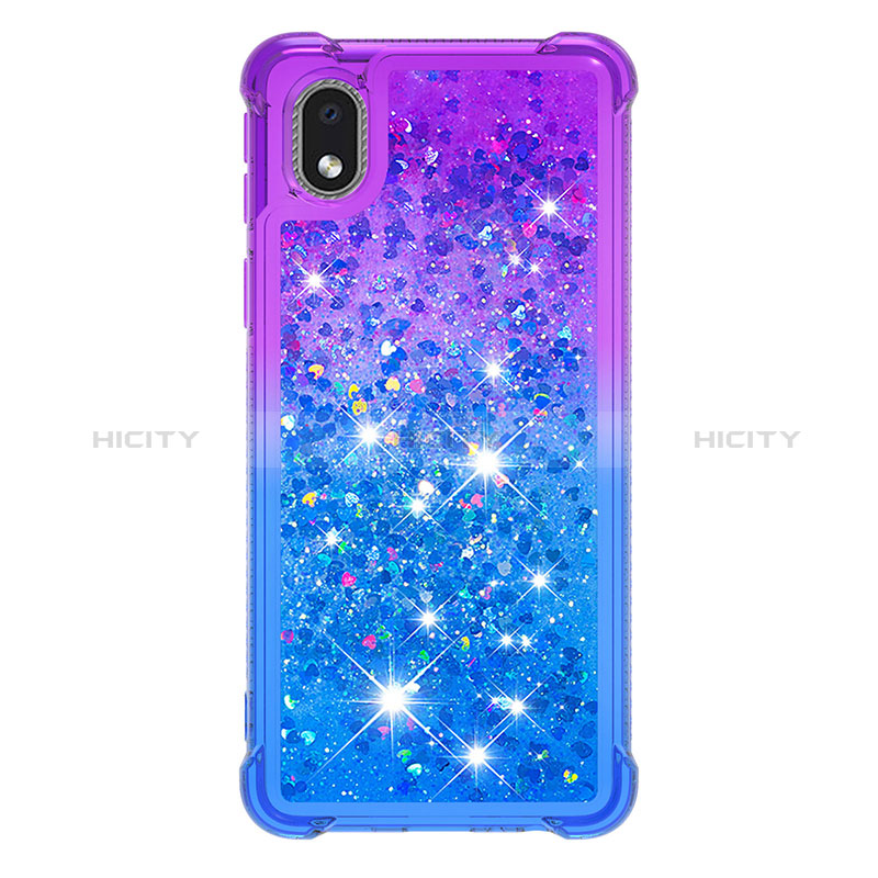 Custodia Silicone Cover Morbida Bling-Bling S02 per Samsung Galaxy A01 Core