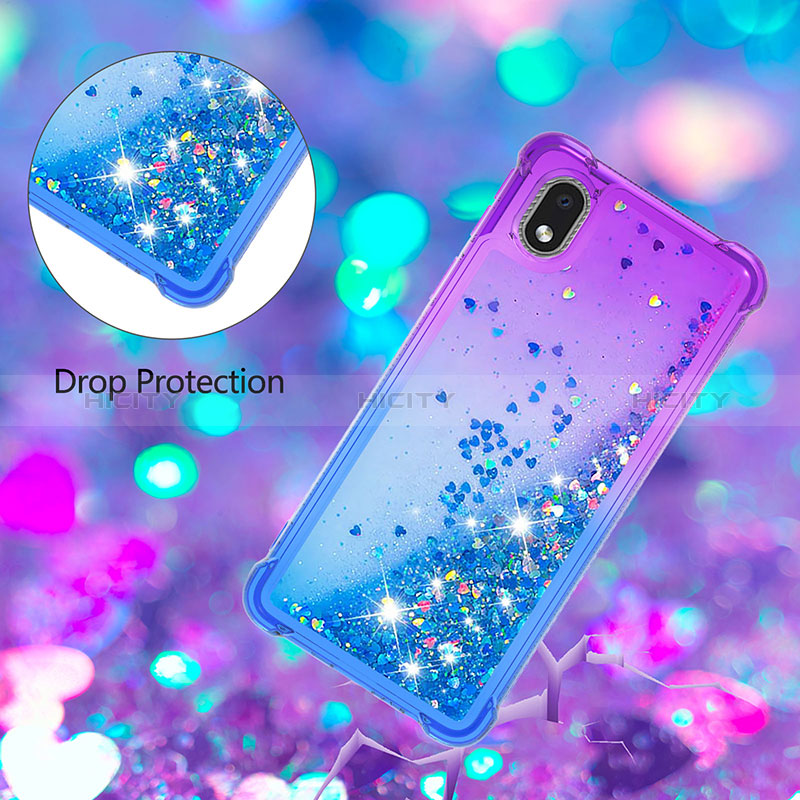 Custodia Silicone Cover Morbida Bling-Bling S02 per Samsung Galaxy A01 Core