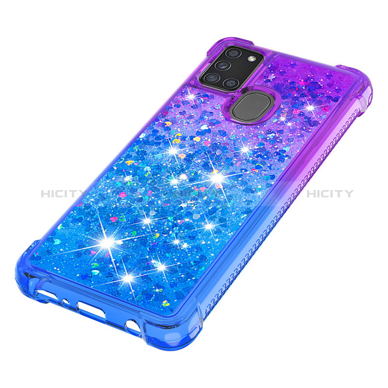 Custodia Silicone Cover Morbida Bling-Bling S02 per Samsung Galaxy A21s