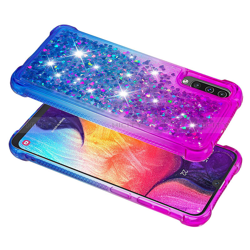 Custodia Silicone Cover Morbida Bling-Bling S02 per Samsung Galaxy A30S