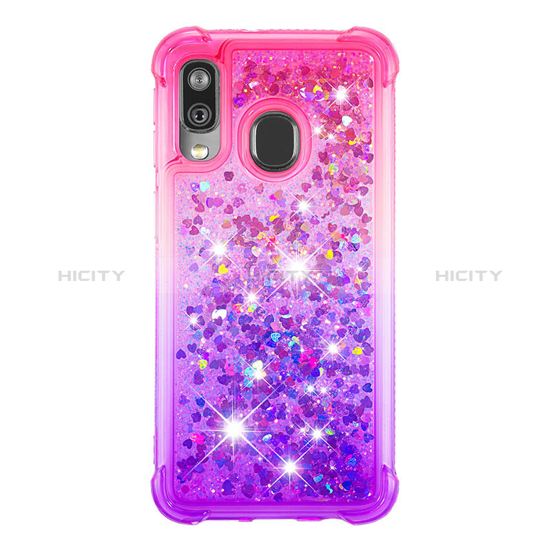 Custodia Silicone Cover Morbida Bling-Bling S02 per Samsung Galaxy A40