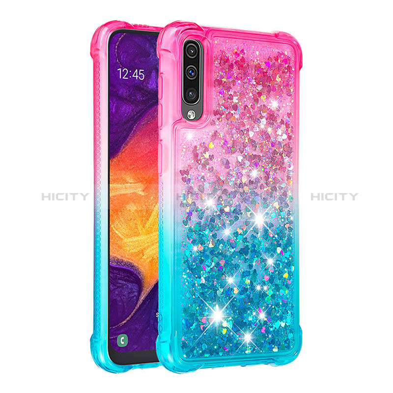 Custodia Silicone Cover Morbida Bling-Bling S02 per Samsung Galaxy A50S