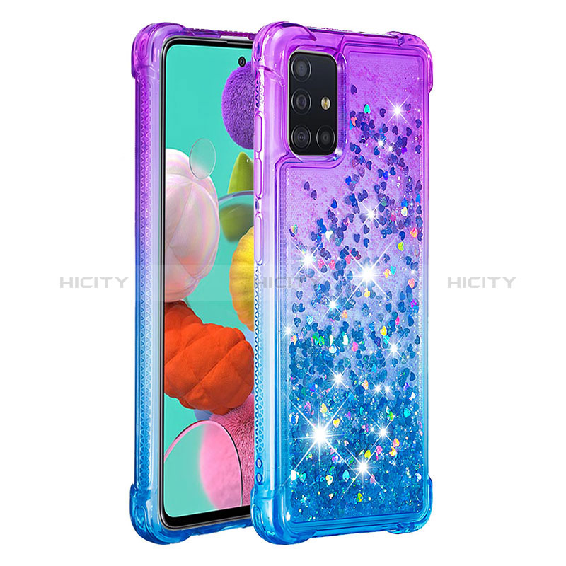 Custodia Silicone Cover Morbida Bling-Bling S02 per Samsung Galaxy A51 4G