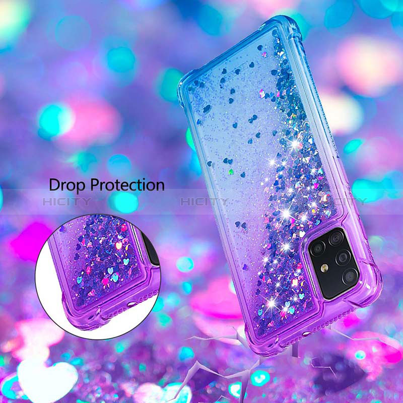 Custodia Silicone Cover Morbida Bling-Bling S02 per Samsung Galaxy A51 5G