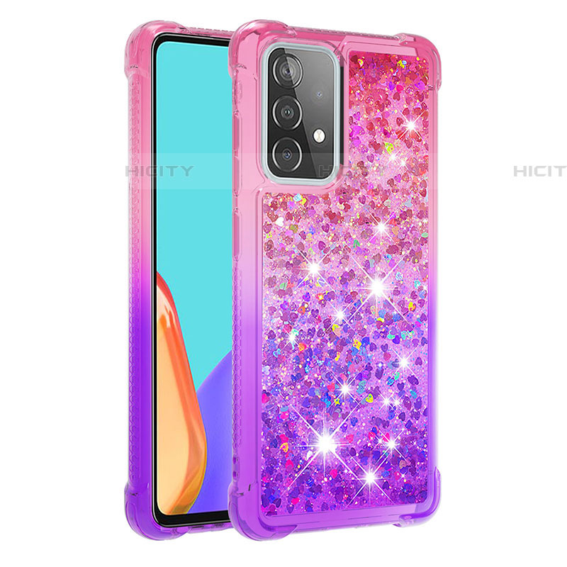 Custodia Silicone Cover Morbida Bling-Bling S02 per Samsung Galaxy A52 5G