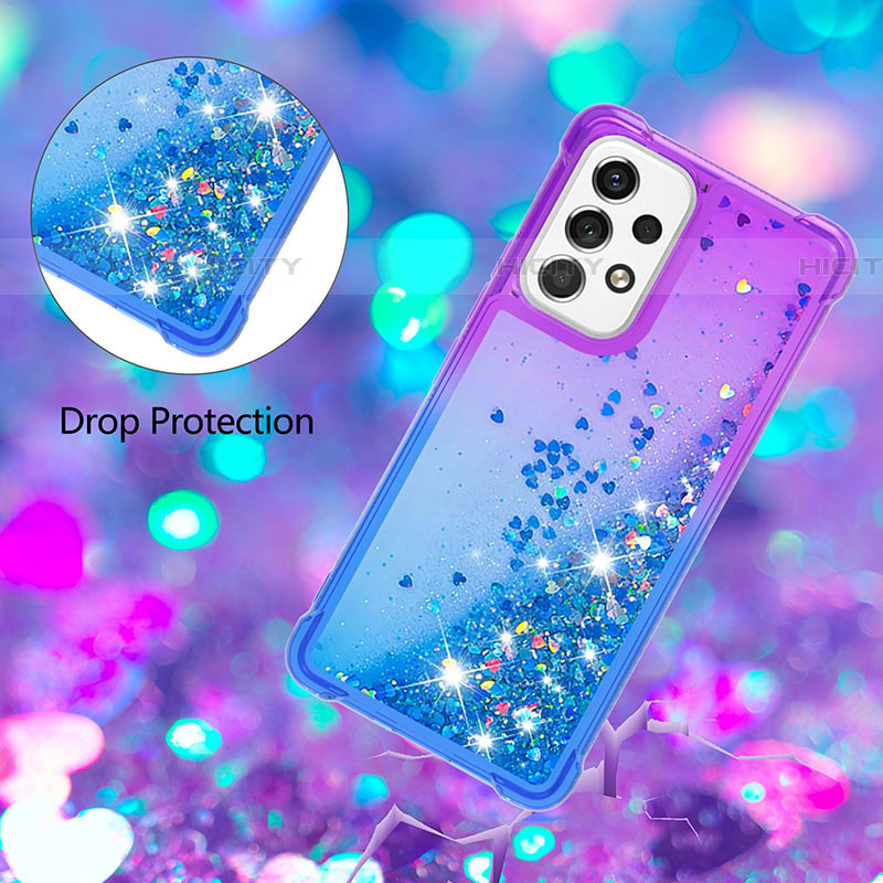 Custodia Silicone Cover Morbida Bling-Bling S02 per Samsung Galaxy A53 5G