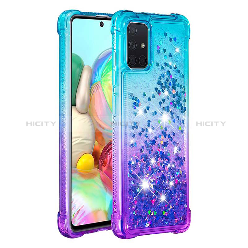 Custodia Silicone Cover Morbida Bling-Bling S02 per Samsung Galaxy A71 4G A715