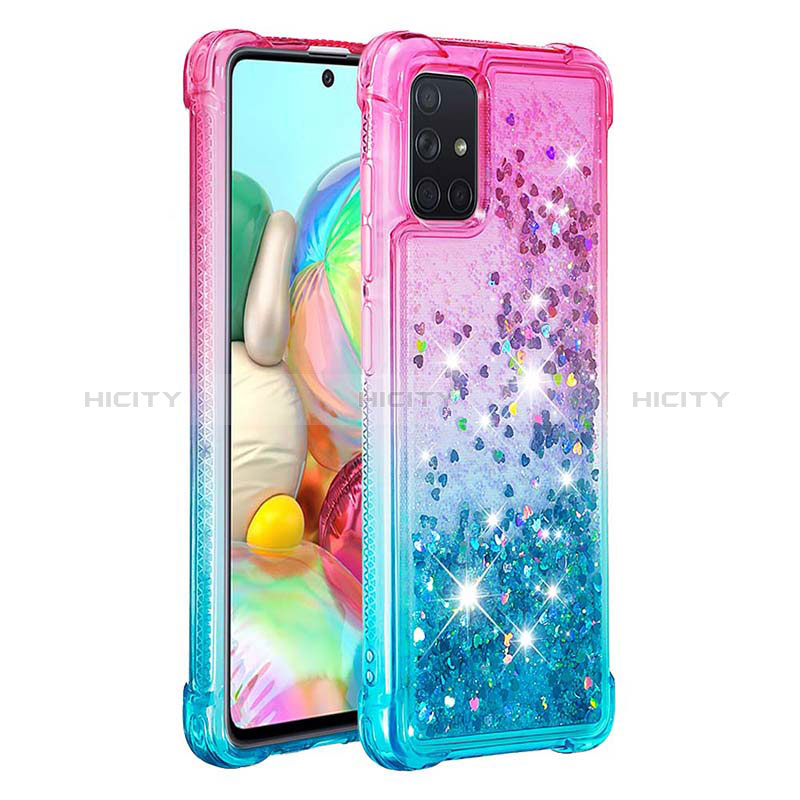 Custodia Silicone Cover Morbida Bling-Bling S02 per Samsung Galaxy A71 4G A715