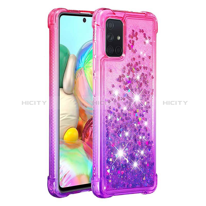 Custodia Silicone Cover Morbida Bling-Bling S02 per Samsung Galaxy A71 4G A715