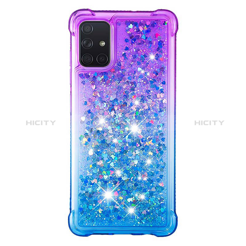 Custodia Silicone Cover Morbida Bling-Bling S02 per Samsung Galaxy A71 4G A715