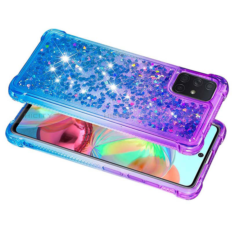 Custodia Silicone Cover Morbida Bling-Bling S02 per Samsung Galaxy A71 4G A715