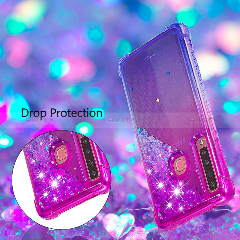 Custodia Silicone Cover Morbida Bling-Bling S02 per Samsung Galaxy A9 (2018) A920