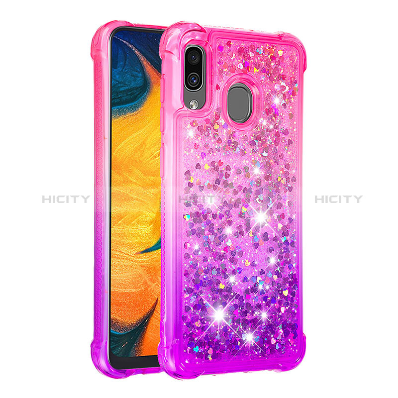 Custodia Silicone Cover Morbida Bling-Bling S02 per Samsung Galaxy M10S