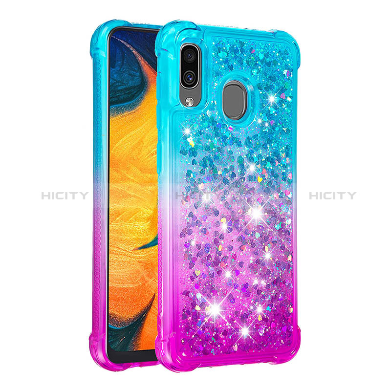 Custodia Silicone Cover Morbida Bling-Bling S02 per Samsung Galaxy M10S