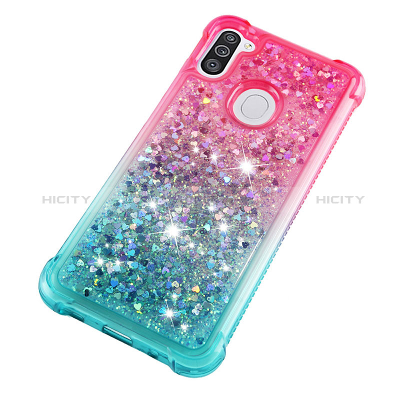 Custodia Silicone Cover Morbida Bling-Bling S02 per Samsung Galaxy M11