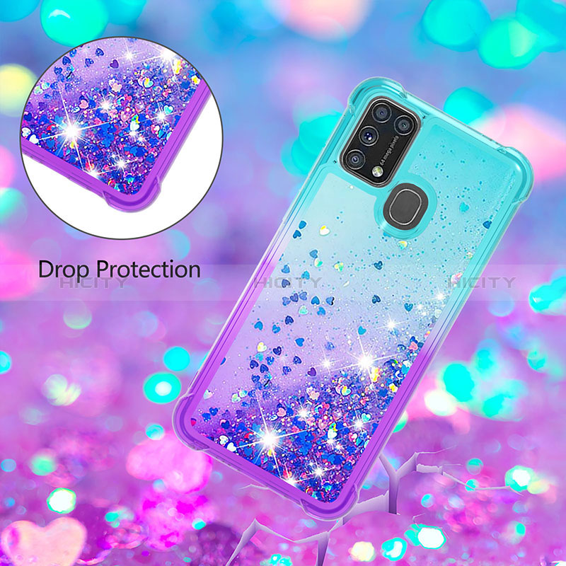 Custodia Silicone Cover Morbida Bling-Bling S02 per Samsung Galaxy M21s