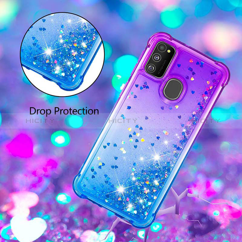 Custodia Silicone Cover Morbida Bling-Bling S02 per Samsung Galaxy M30s