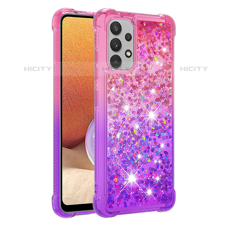 Custodia Silicone Cover Morbida Bling-Bling S02 per Samsung Galaxy M32 5G