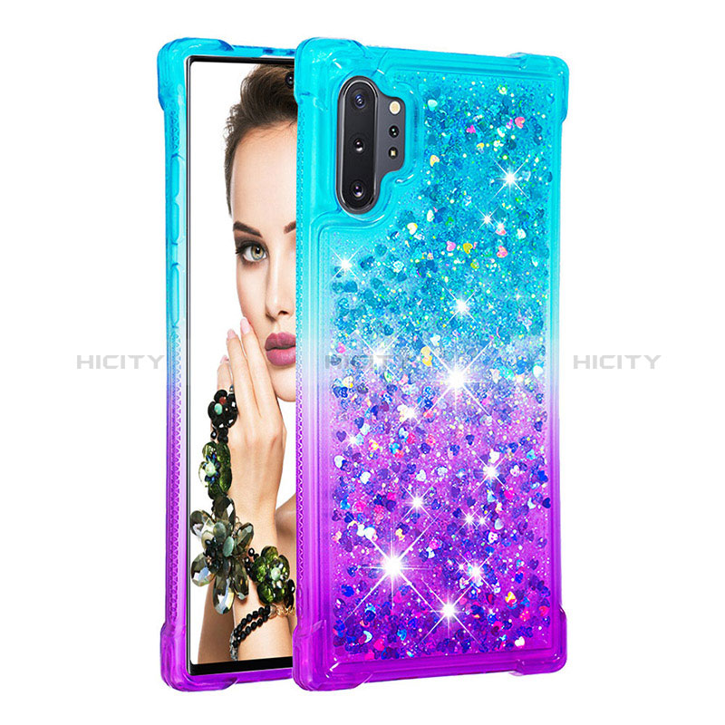 Custodia Silicone Cover Morbida Bling-Bling S02 per Samsung Galaxy Note 10 Plus 5G