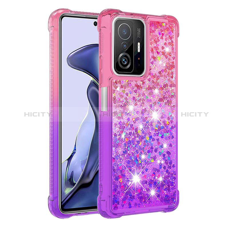 Custodia Silicone Cover Morbida Bling-Bling S02 per Xiaomi Mi 11T Pro 5G