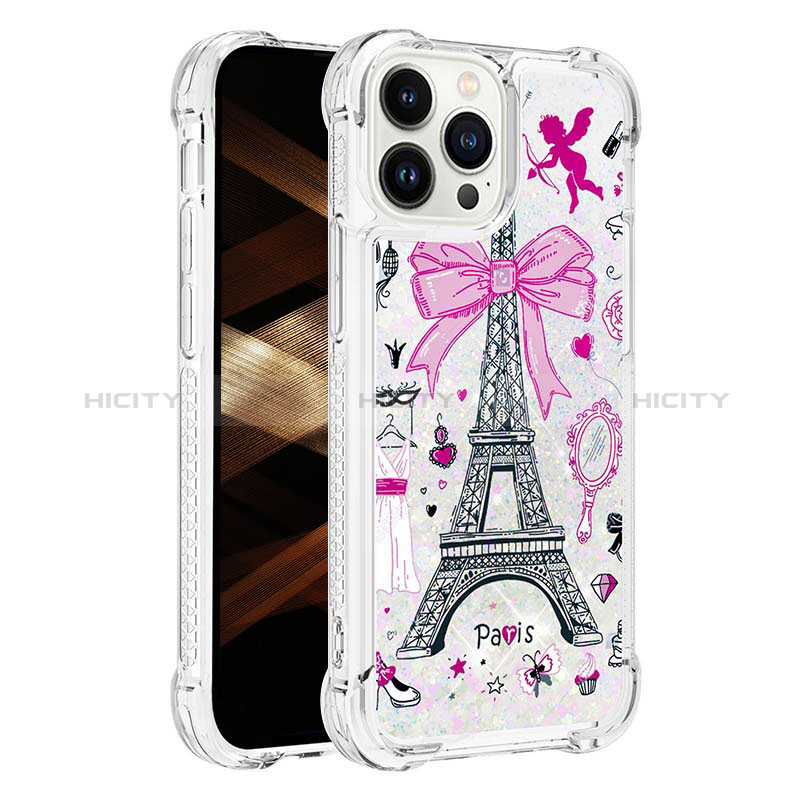 Custodia Silicone Cover Morbida Bling-Bling S03 per Apple iPhone 13 Pro