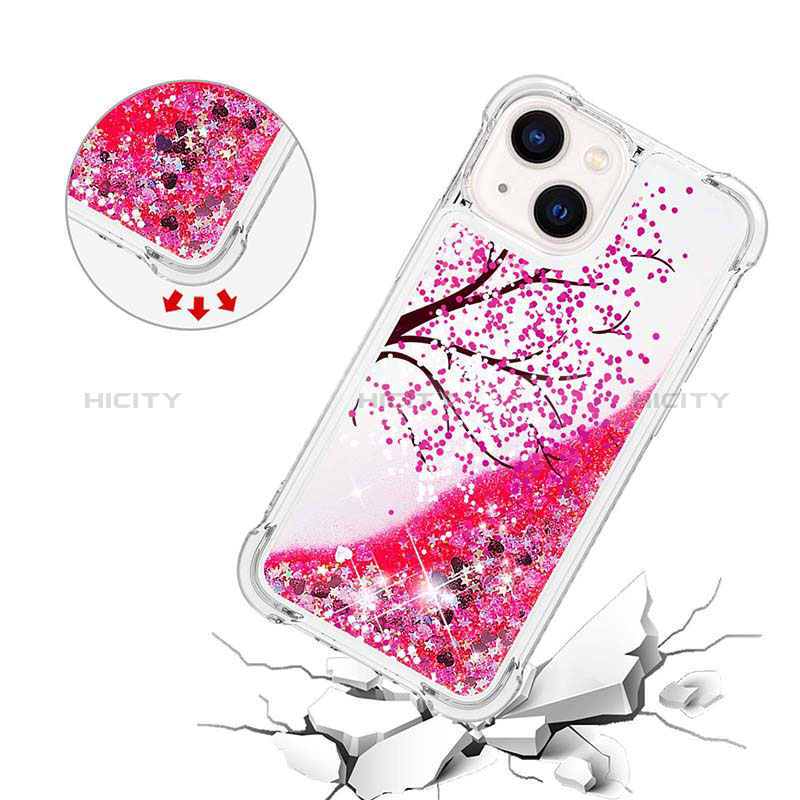 Custodia Silicone Cover Morbida Bling-Bling S03 per Apple iPhone 15