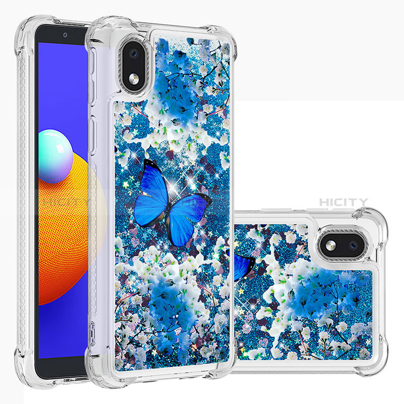 Custodia Silicone Cover Morbida Bling-Bling S03 per Samsung Galaxy A01 Core