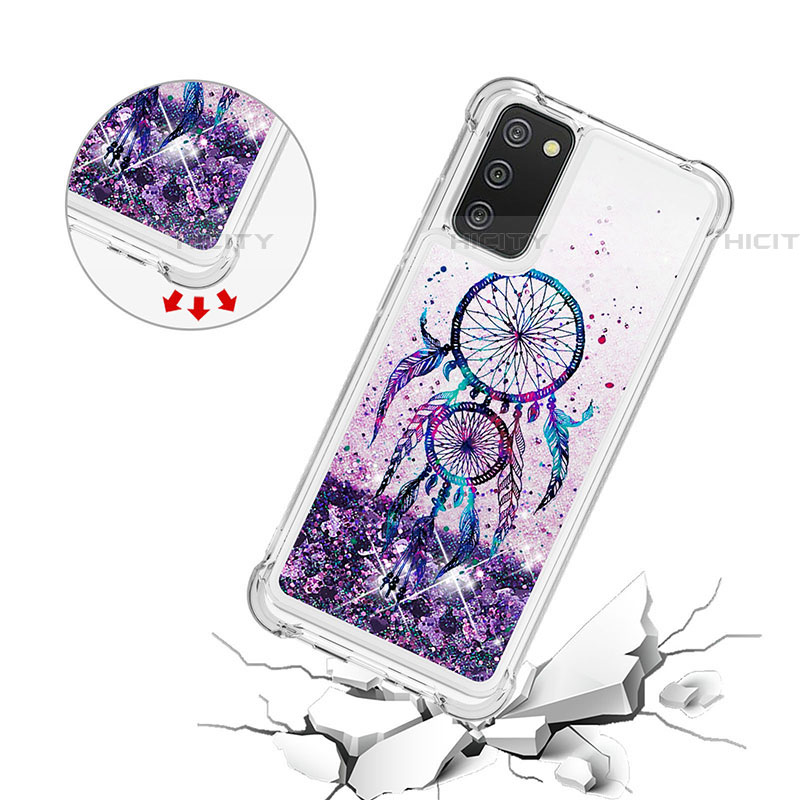 Custodia Silicone Cover Morbida Bling-Bling S03 per Samsung Galaxy A03s