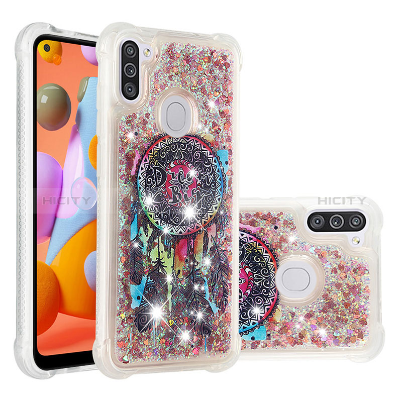 Custodia Silicone Cover Morbida Bling-Bling S03 per Samsung Galaxy A11