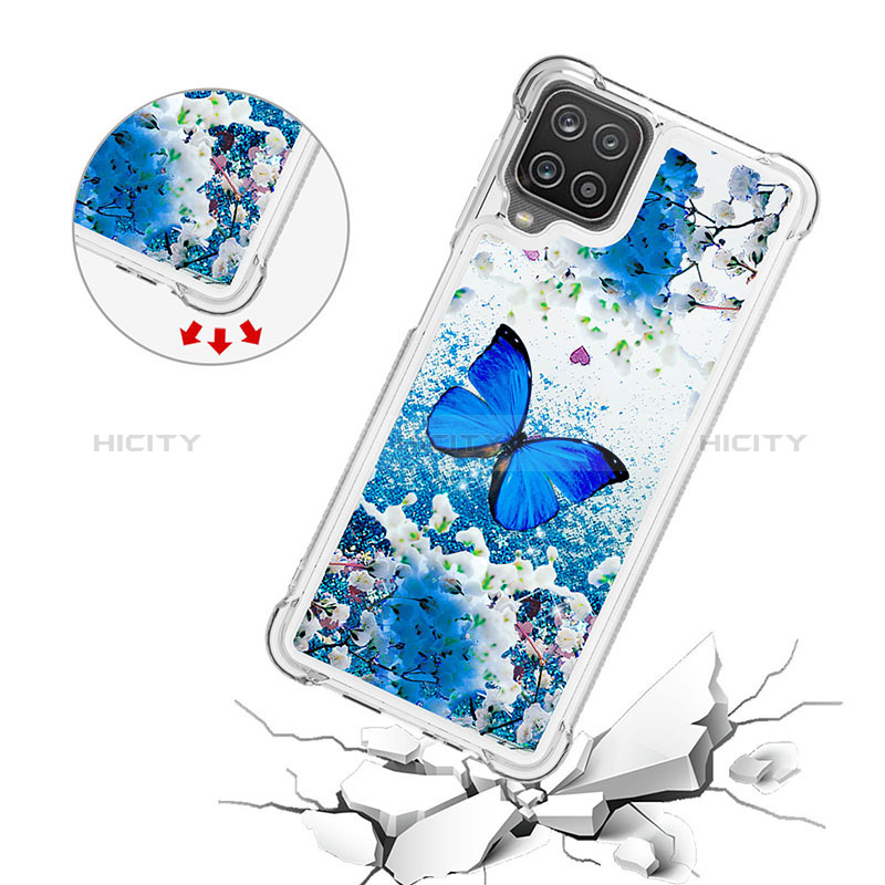 Custodia Silicone Cover Morbida Bling-Bling S03 per Samsung Galaxy A12 Nacho