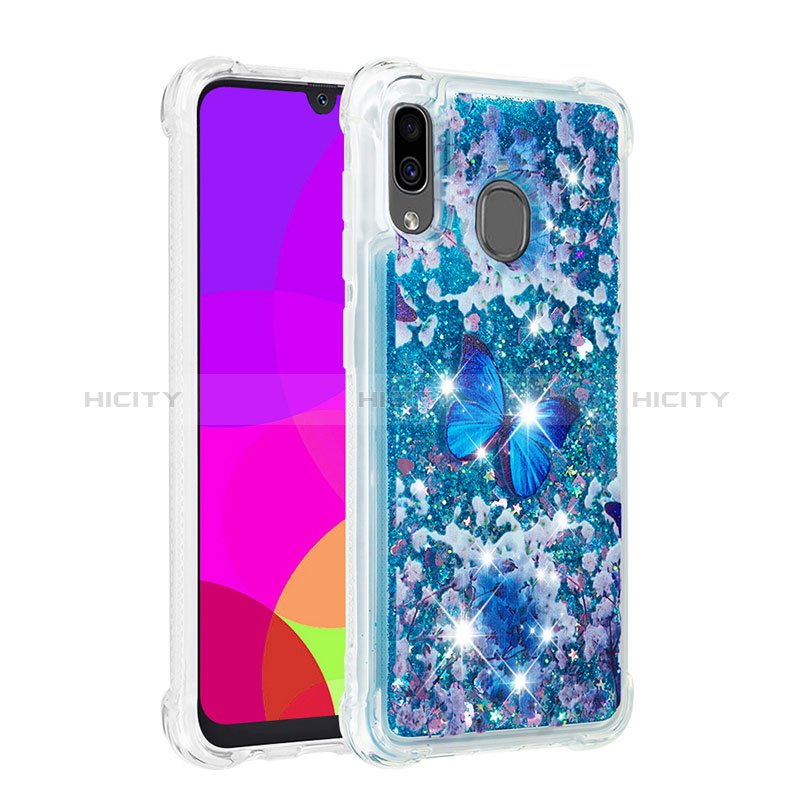 Custodia Silicone Cover Morbida Bling-Bling S03 per Samsung Galaxy A20