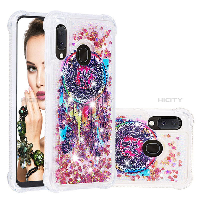 Custodia Silicone Cover Morbida Bling-Bling S03 per Samsung Galaxy A20e