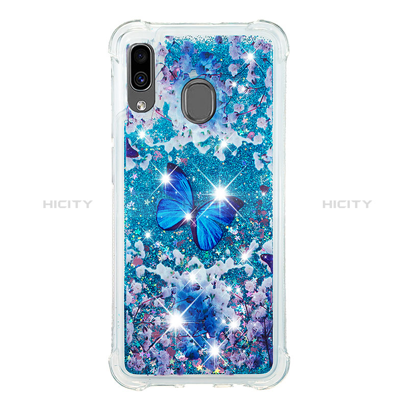 Custodia Silicone Cover Morbida Bling-Bling S03 per Samsung Galaxy A30