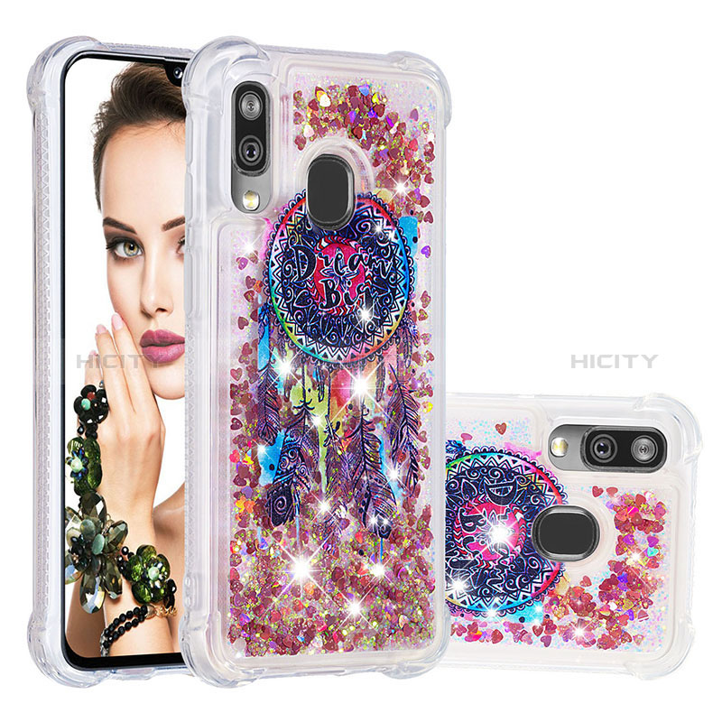 Custodia Silicone Cover Morbida Bling-Bling S03 per Samsung Galaxy A40