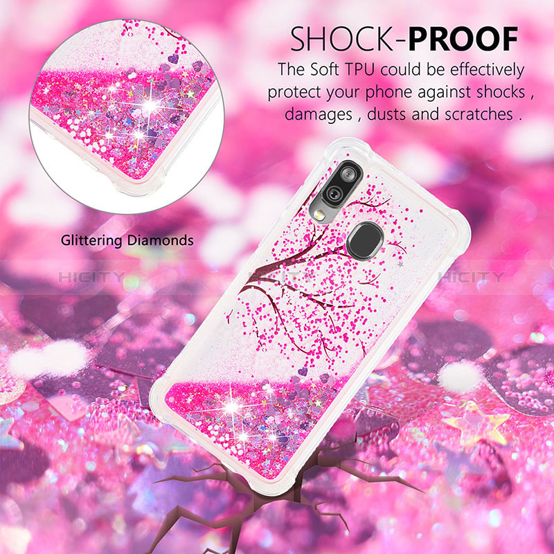 Custodia Silicone Cover Morbida Bling-Bling S03 per Samsung Galaxy A40