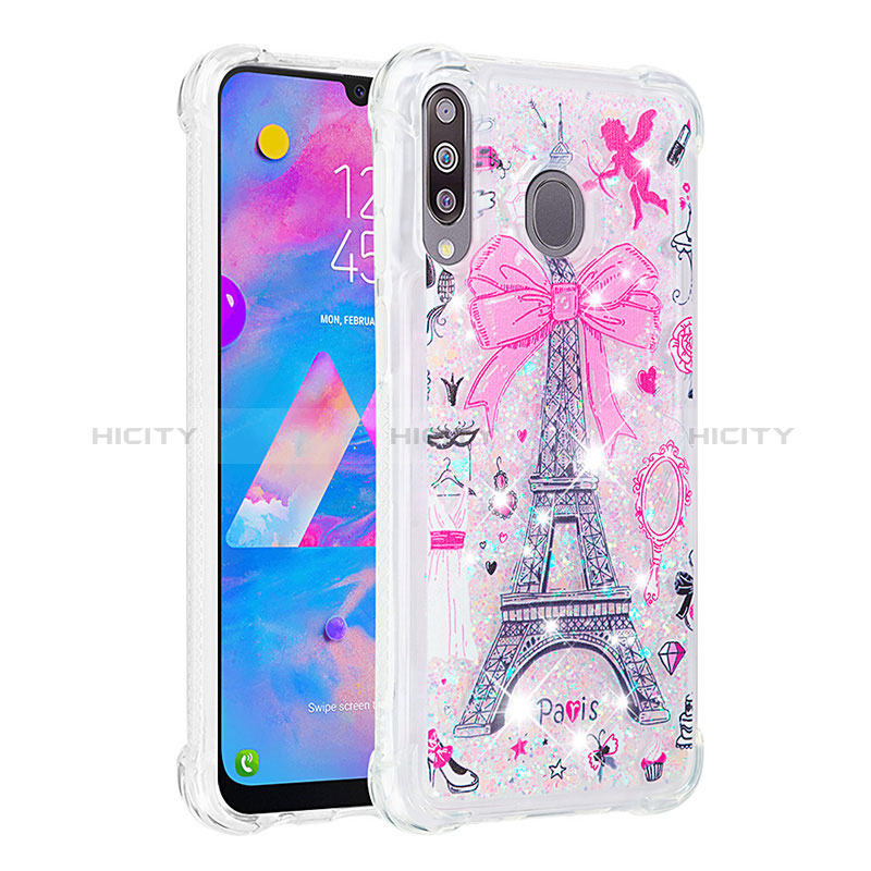 Custodia Silicone Cover Morbida Bling-Bling S03 per Samsung Galaxy A40s