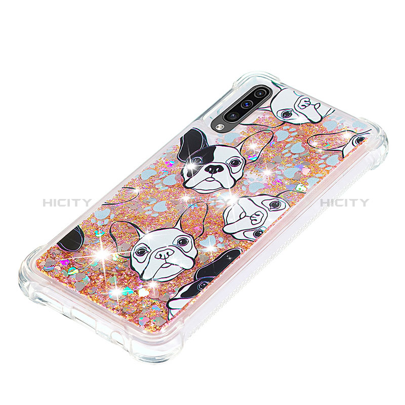 Custodia Silicone Cover Morbida Bling-Bling S03 per Samsung Galaxy A50