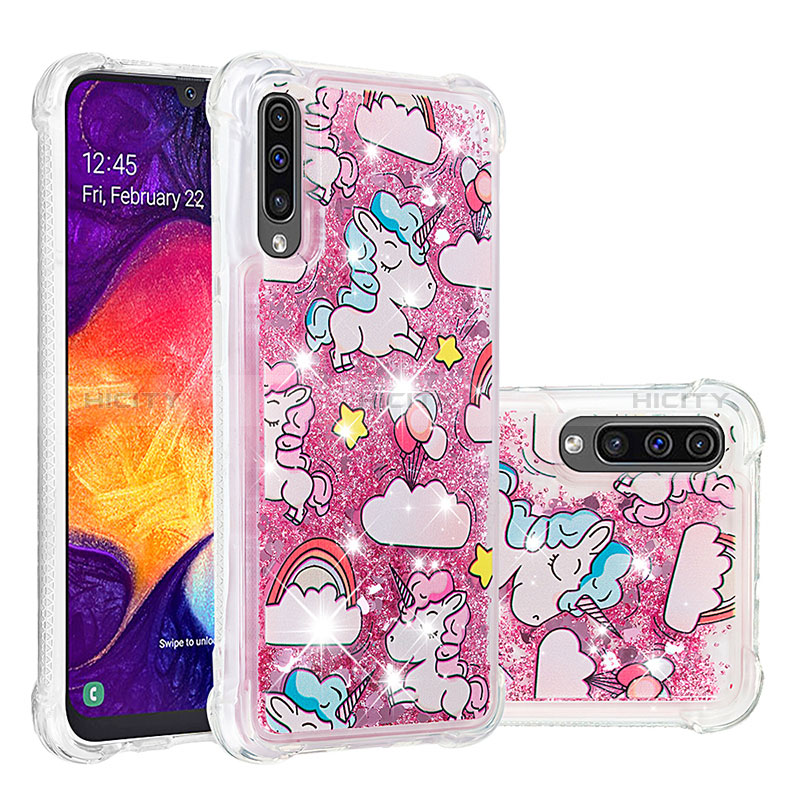 Custodia Silicone Cover Morbida Bling-Bling S03 per Samsung Galaxy A50S