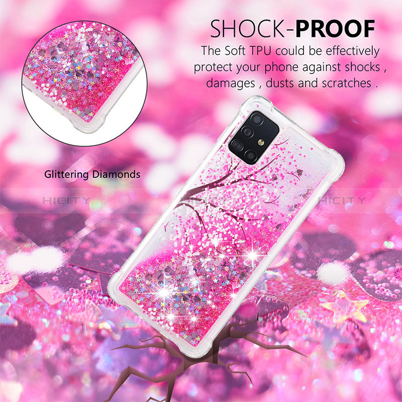 Custodia Silicone Cover Morbida Bling-Bling S03 per Samsung Galaxy A51 4G