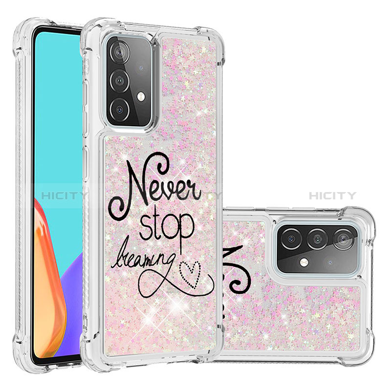 Custodia Silicone Cover Morbida Bling-Bling S03 per Samsung Galaxy A52s 5G