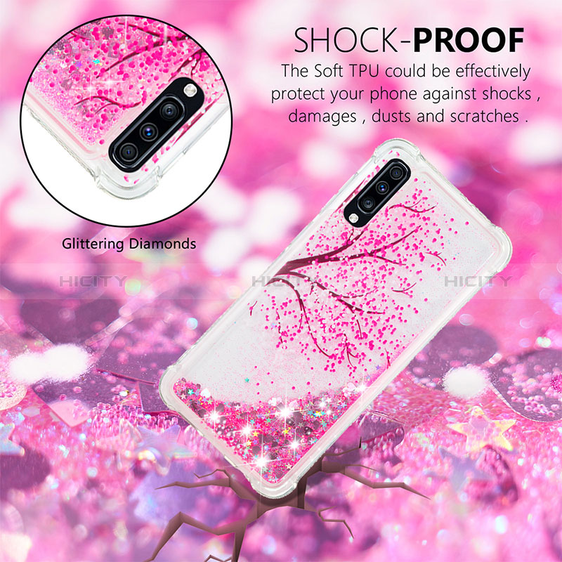 Custodia Silicone Cover Morbida Bling-Bling S03 per Samsung Galaxy A70