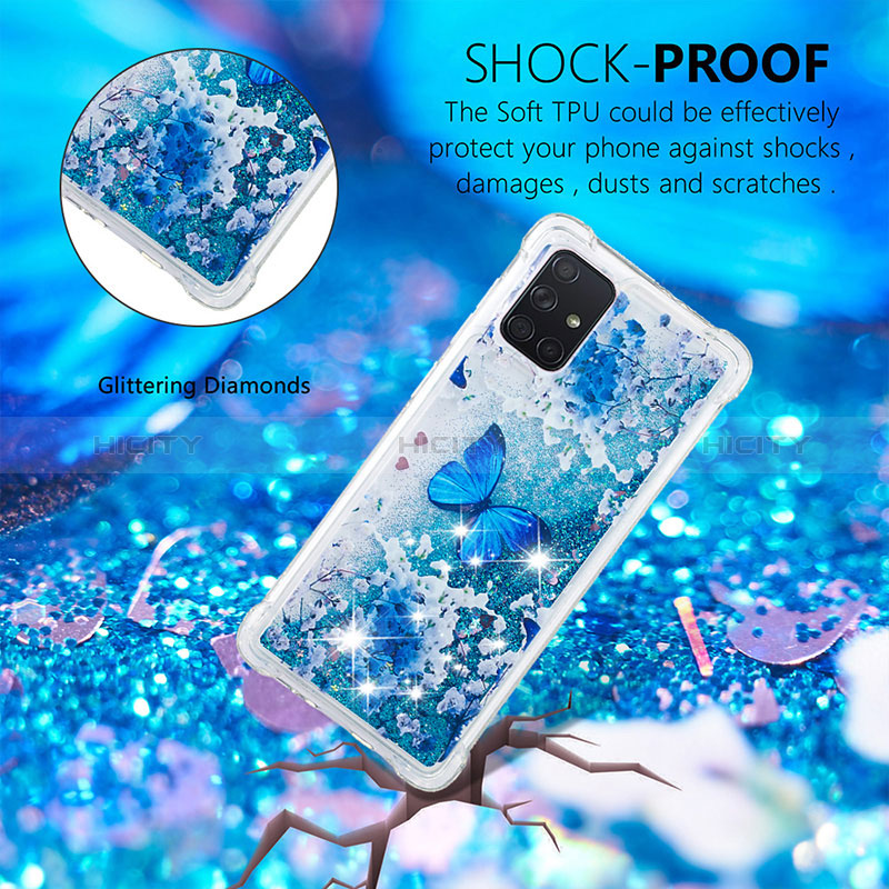 Custodia Silicone Cover Morbida Bling-Bling S03 per Samsung Galaxy A71 5G