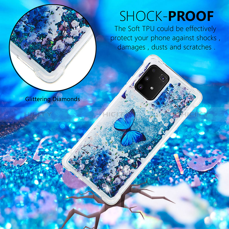 Custodia Silicone Cover Morbida Bling-Bling S03 per Samsung Galaxy A91