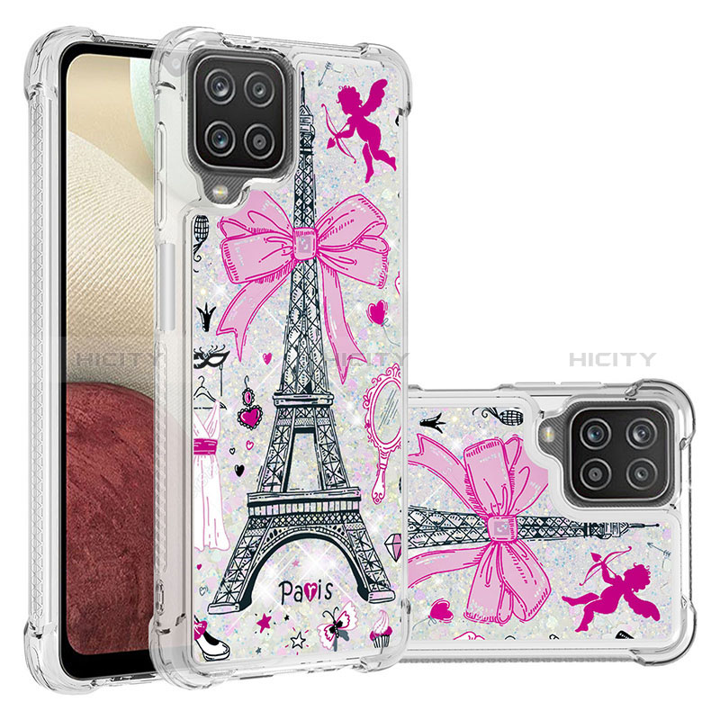 Custodia Silicone Cover Morbida Bling-Bling S03 per Samsung Galaxy F12