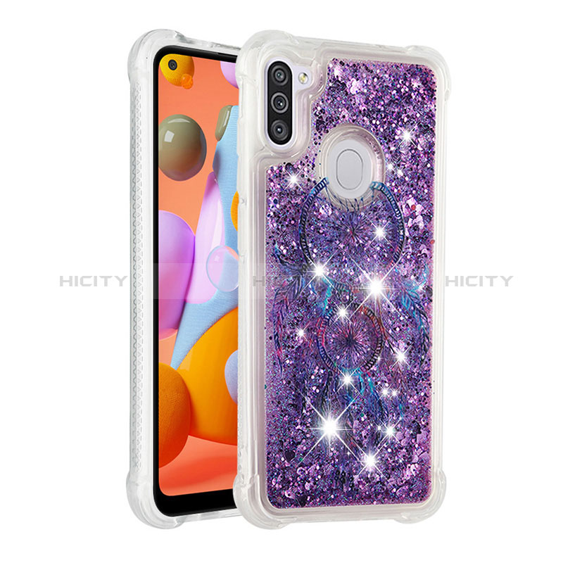 Custodia Silicone Cover Morbida Bling-Bling S04 per Samsung Galaxy A11