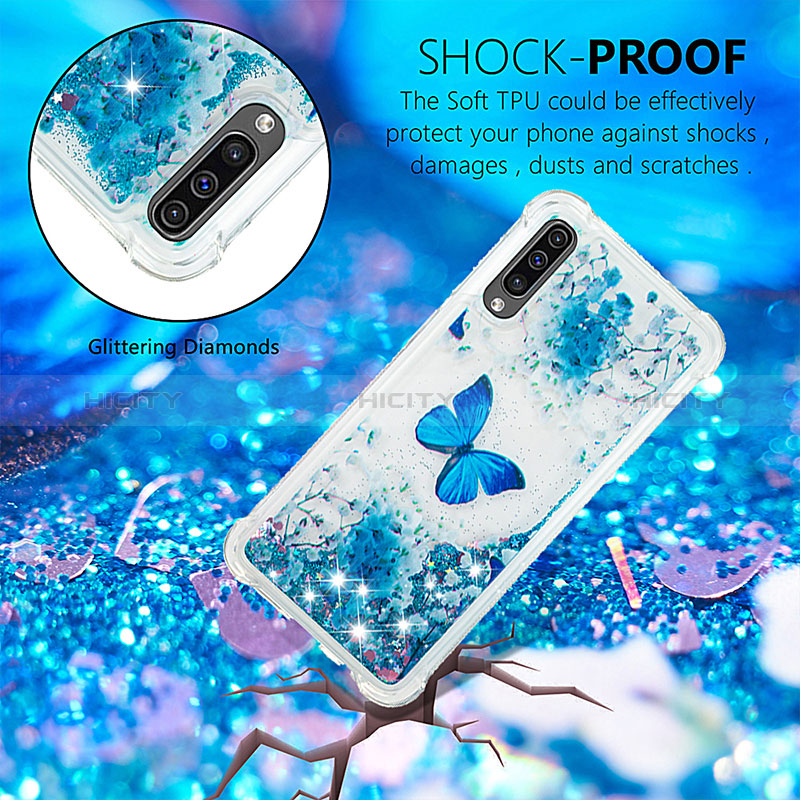 Custodia Silicone Cover Morbida Bling-Bling S04 per Samsung Galaxy A50